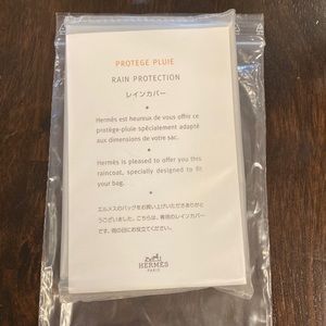 Hermes raincoat 2pcs size 7